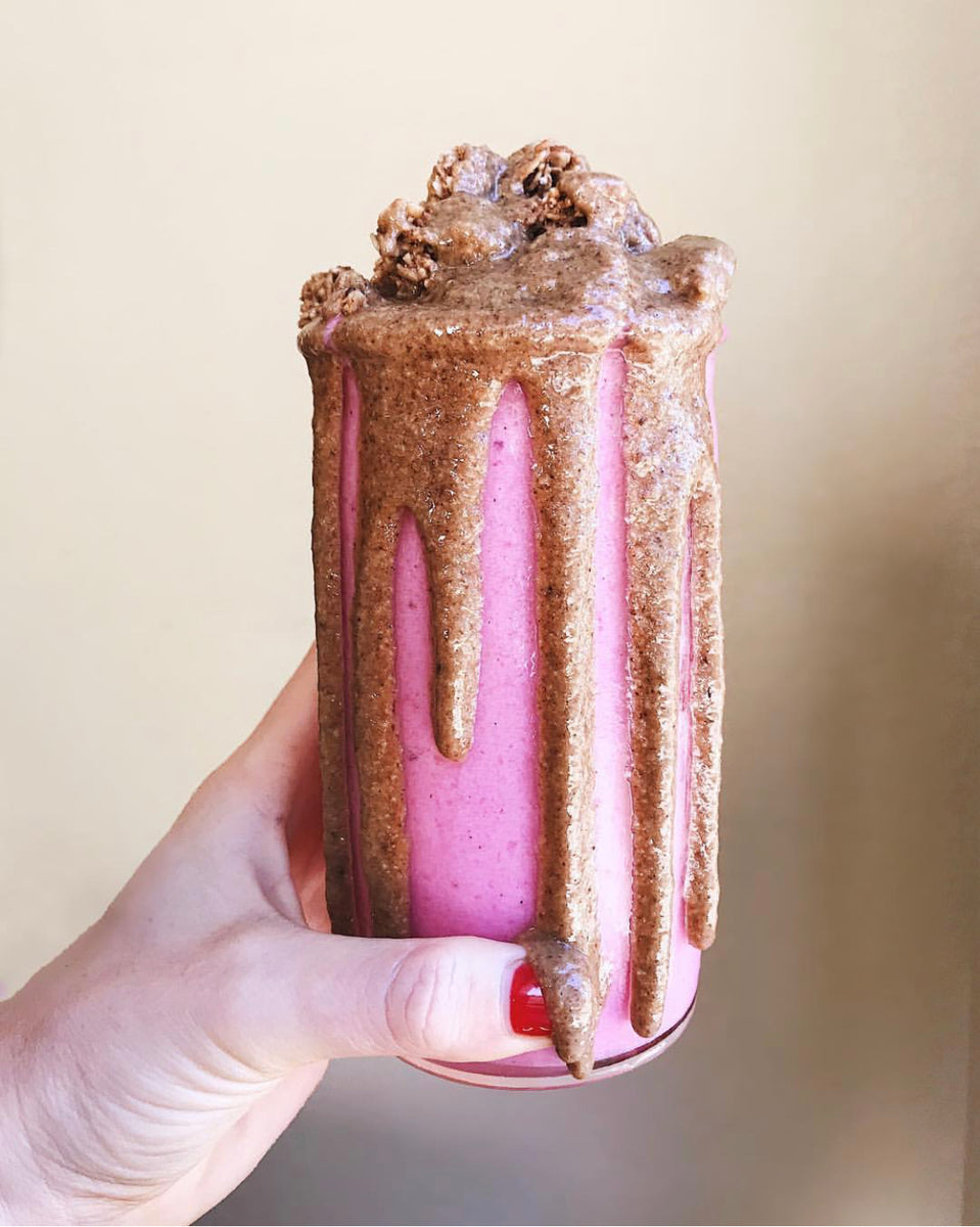 Pitaya + Almond Butter Smoothie! – POPJOY
