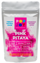 Pink Pitaya - POPJOY, blue spirulina, pink pitaya, activated charcoal, rainbow latte, vegan, vegan recipes