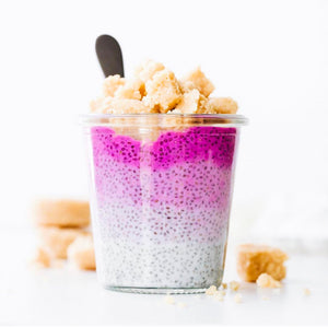 Pink Ombre Chia Seed Pudding